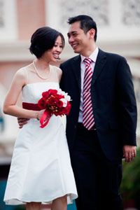 Dress by That Special Occasion, photo courtesy of Ideal Wedding Studios